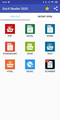 DocX Reader 2020 android App screenshot 0